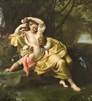 Bartolomeo 1654 1709 Gallery: Allegory of Spring (Allegoria della Primavera), 1705-1709