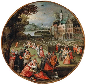 Merry Company Collection: Allegory of Spring. Creator: Grimmer, Jacob (ca 1525-1590)