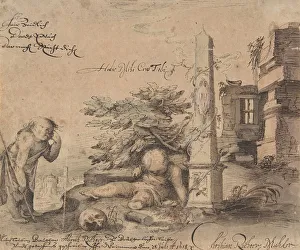 Heightened With White Gouache Prints: Allegory of the Transience of Life, 1618. Creator: Christian Richter