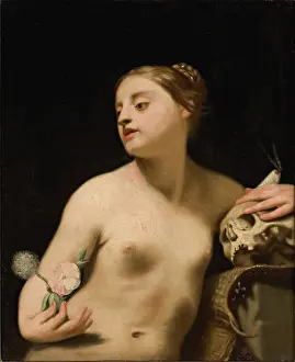 Fondazione Cassa Di Risparmio Di Cesena Prints: Allegory of Vanitas and Penitence, c1645