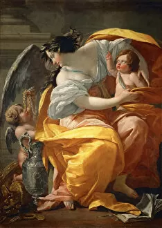 Avarice Gallery: Allegory of Wealth. Artist: Vouet, Simon (1590-1649)