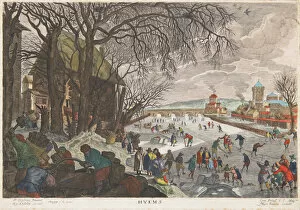 Winter Landscape Collection: Allegory of Winter, 1620. Creator: Sadeler, Aegidius (1575-1629)