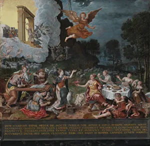 Stupid Prints: An Allegory of the Wise and the Foolish Virgins, 1570. Creator: Hans Ewouts
