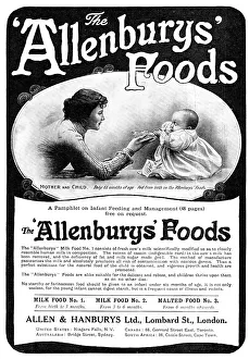 Milk Prints: The Allenburys Foods, 1909. Creator: Unknown