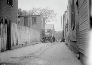 Living Conditions Prints: Alley Clearance. Slum Views, 1914