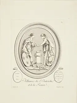 Boucher Prints: Alliance between Austria and France, 1756. Creator: Boucher, Francois (1703-1770)