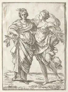 Alliance of Peace and Abundance, 1642. Creator: Bartolommeo Coriolano (Italian)
