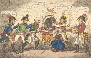 Douro Marquess Of Prints: The Allied Bakers or the Corsican Toad in the Hole, April 1, 1814. April 1, 1814