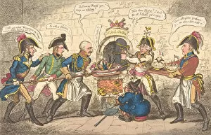 Lord Wellington Collection: The Allied Bakers or the Corsican Toad in the Hole, April 1, 1814. April 1, 1814