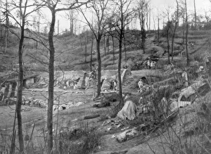 Ypres Prints: Allied command post on Mount Kemmel near Ypres, Belgium, 23 April 1918