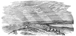 Varna Bulgaria Prints: The Allied Fleets and Armies at Varna, 1854. Creator: Unknown