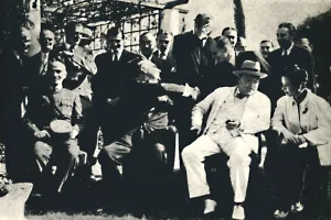Anthony Eden Collection: Allied Leaders Confer in Cairo, November 1943, (1945). Creator: Unknown