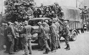 War In Pictures Prints: Allies Go To Belgiums Aid, 1940, (1940)