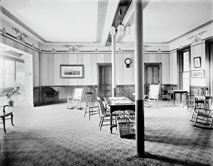 Reading Room Prints: Alma Sanitarium, gentlemen's writing room
