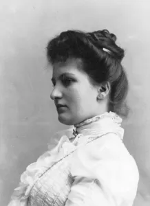 Gustav Prints: Alma Schindler, Austrian socialite and composer, c1900