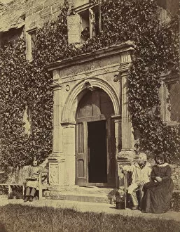 Almshouse Gallery: The Alms House, 1855. Creator: Joseph Cundall