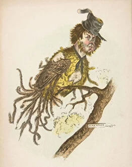 Ragged Gallery: Alms House Bird, from The Comic Natural History of the Human Race, 1851