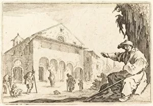 Almshouse, c. 1622. Creator: Jacques Callot