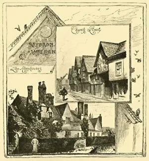 Our Own Country Collection: The Almshouses, Audley End; and Church Street, Saffron Walden, 1898. Creator: Unknown