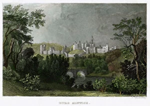 Alnwick Castle Gallery: Alnwick Castle, Northumberland, 18th-19th century.Artist: L Kunstvortag