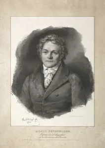 Franz Seraph Hanfstaengl Prints: Aloys Senefelder. Creator: Franz Seraph Hanfstaengl (German, 1804-1877)