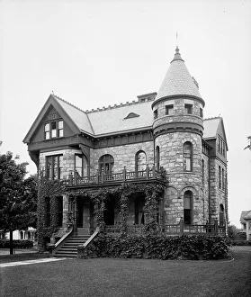 Club House Prints: Alpha Delta Phi House, Ann Arbor, Michigan, between 1883 and 1906. Creator: Unknown
