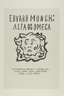 Gargoyle Prints: Alpha and Omega:Title Page, 1908/09. Creator: Edvard Munch