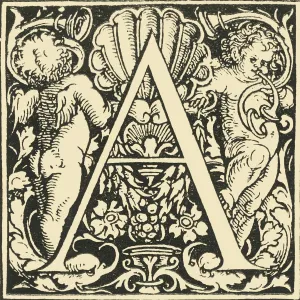 Art History Prints: A - An Alphabet by Hans Weiditz, c1520-1521, (1908). Creator: Hans Weiditz