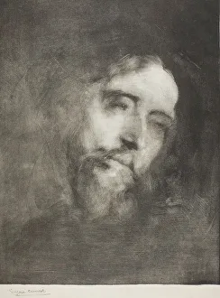 Carriere Eugene Prints: Alphonse Daudet, 1893. Creator: Eugene Carriere