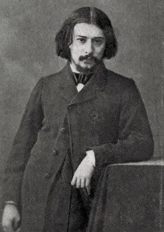 Alphonse Daudet, French novelist, 1869