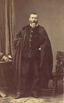 Disderi Gallery: Alphonse Karr, 1850s. Creator: Andre-Adolphe-Eugene Disderi