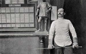 Images Dated 18th May 2009: Alphonse Kirchoffer, French fencer, 1904