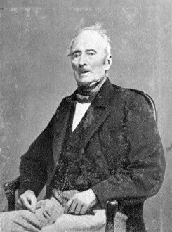 Alphonse De Lamartine Collection: Alphonse de Lambertine, French writer, poet and politician, 1867