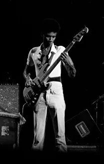 Alphonso Johnson, London, 1976. Artist: Brian O Connor