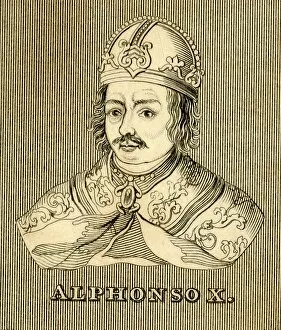 Alfonso X Gallery: Alphonso X, (1221-1284), 1830. Creator: Unknown