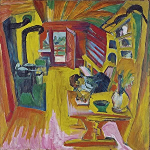 Expressionism Collection: Alpine Kitchen, 1918. Artist: Kirchner, Ernst Ludwig (1880-1938)