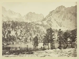 Tim Osullivan Prints: Alpine Lake, in the Sierra Nevada, California, 1871. Creator: Tim O Sullivan