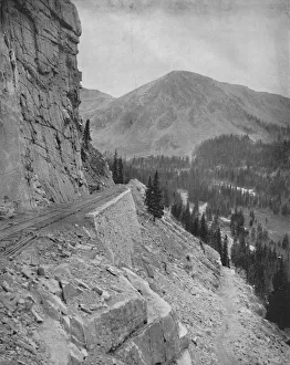 Narrow Gauge Prints: Alpine Pass, Colorado, c1897. Creator: Unknown