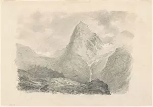 Images Dated 15th May 2021: The Alps [recto], 1868-1869. Creator: John Singer Sargent