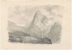 Sargent John Singer Prints: The Alps [recto], 1868-1869. Creator: John Singer Sargent