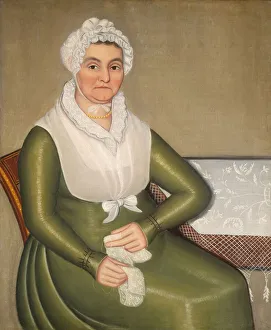 Phillips Ammi Prints: Alsa Slade, 1816. Creator: Ammi Phillips