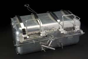 Sample Collection: ALSRC, Apollo Lunar Sample Return Container, Apollo 11, 1969. Creator: Union Carbide