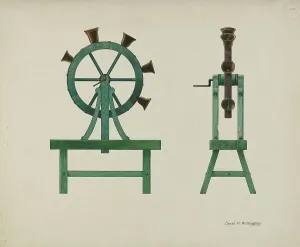 David P Prints: Altar Chimes, c. 1936. Creator: David P. Willoughby