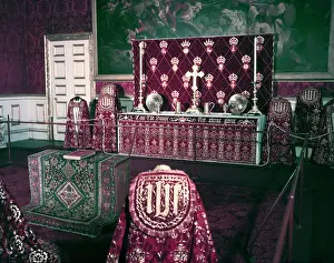 Edwardian Prints: Altar frontal from the Coronation of Edward VII in 1902 (1953)