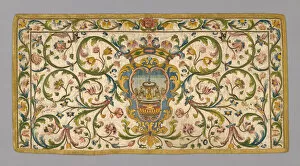 Linen Collection: Altar Frontal, Italy, 18th century. Creator: Unknown