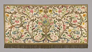 Tendril Prints: Altar Frontal, Italy, 19th century. Creator: Unknown