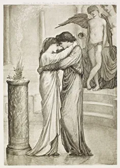 Burne Jones Edward Prints: Altar of Hymen, c1870s, (1900). Creator: Unknown