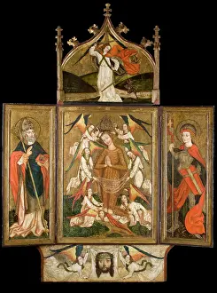 Lifting Prints: Altar Retable from the Church in Moszczenica Nizna near Stary Sacz