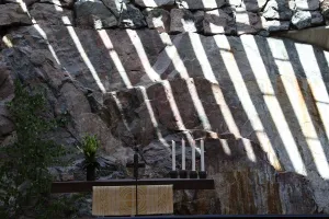 The Photo Collector Prints: The altar, Temppeliaukio Church, Helsinki, Finland, 2011. Artist: Sheldon Marshall