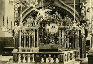 Cella Prints: Altar of the Virgin Mary, Mariazell, Styria, Austria, c1935. Creator: Unknown